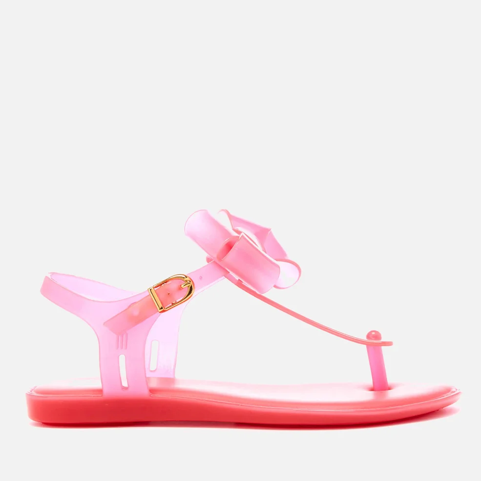 Mini Melissa Kids' Solar Bow Sandals - Bright Pink Image 1