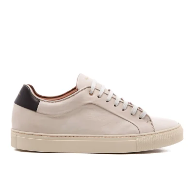 Paul Smith Men's Basso Leather Court Trainers - Quiet White