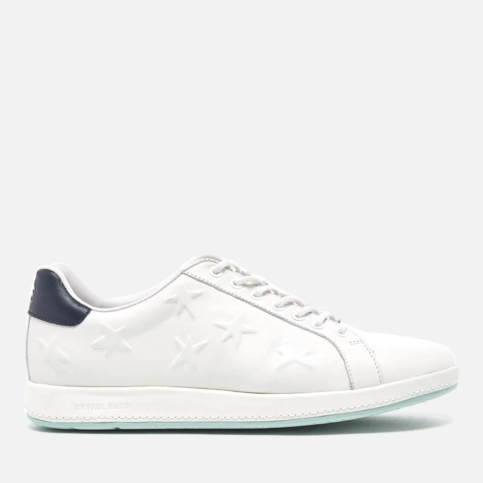 PS by Paul Smith Women's Lapin Star Embossed Trainers - White Mono Lux Image 1