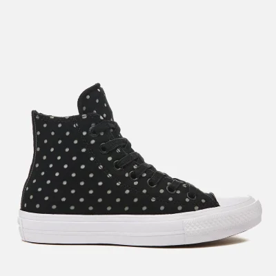 Converse Women's Chuck Taylor All Star II Hi-Top Trainers - Black/Dolphin/White