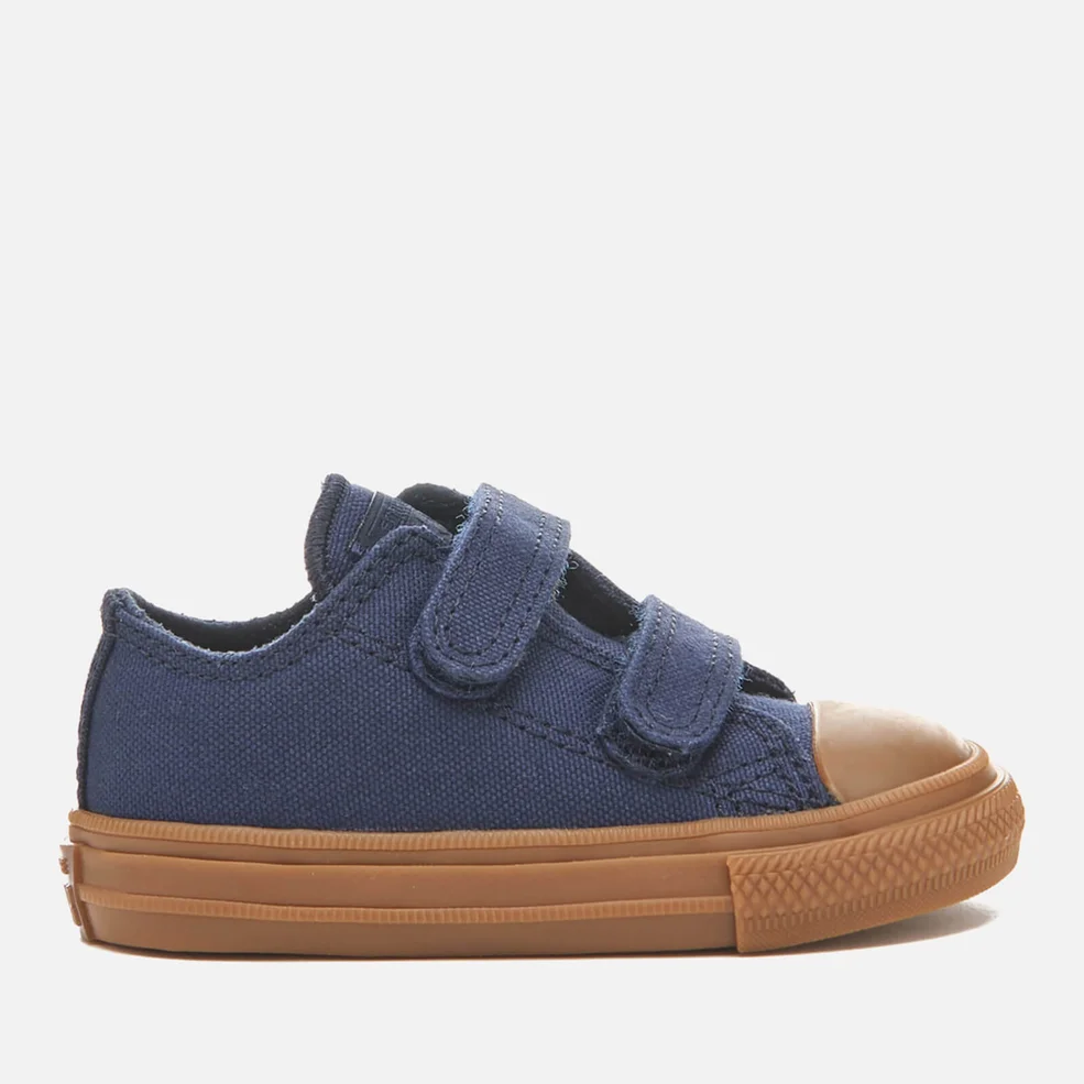 Converse Toddlers' Chuck Taylor All Star II 2V Ox Trainers - Obsidian/Gum Image 1