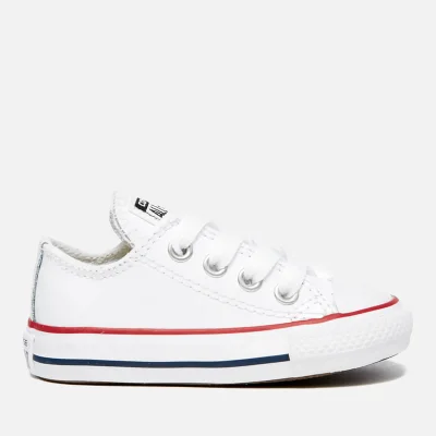 Converse Toddlers' Chuck Taylor All Star Ox Trainers - White/Garnet/Navy