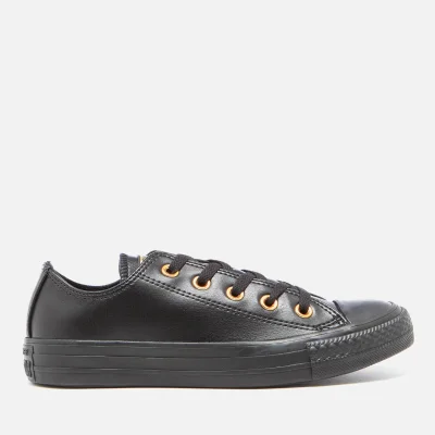 Converse Women's Chuck Taylor All Star Ox Trainers - Black/Gold