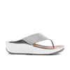FitFlop Women's Crystall Toe-Post Sandals - Silver - Image 1
