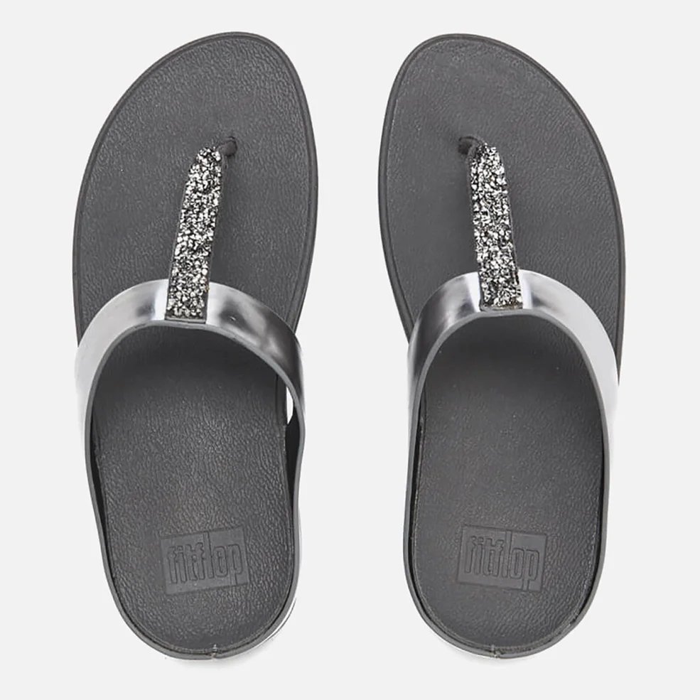 FitFlop Women's Fino Toe-Post Sandals - Pewter Image 1