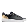Ted Baker Women's Kulei Leather Cupsole Trainers - Black/Rose Gold - Image 1
