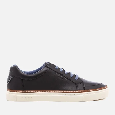 Ted Baker Men's Rouu Leather Cupsole Trainers - Black