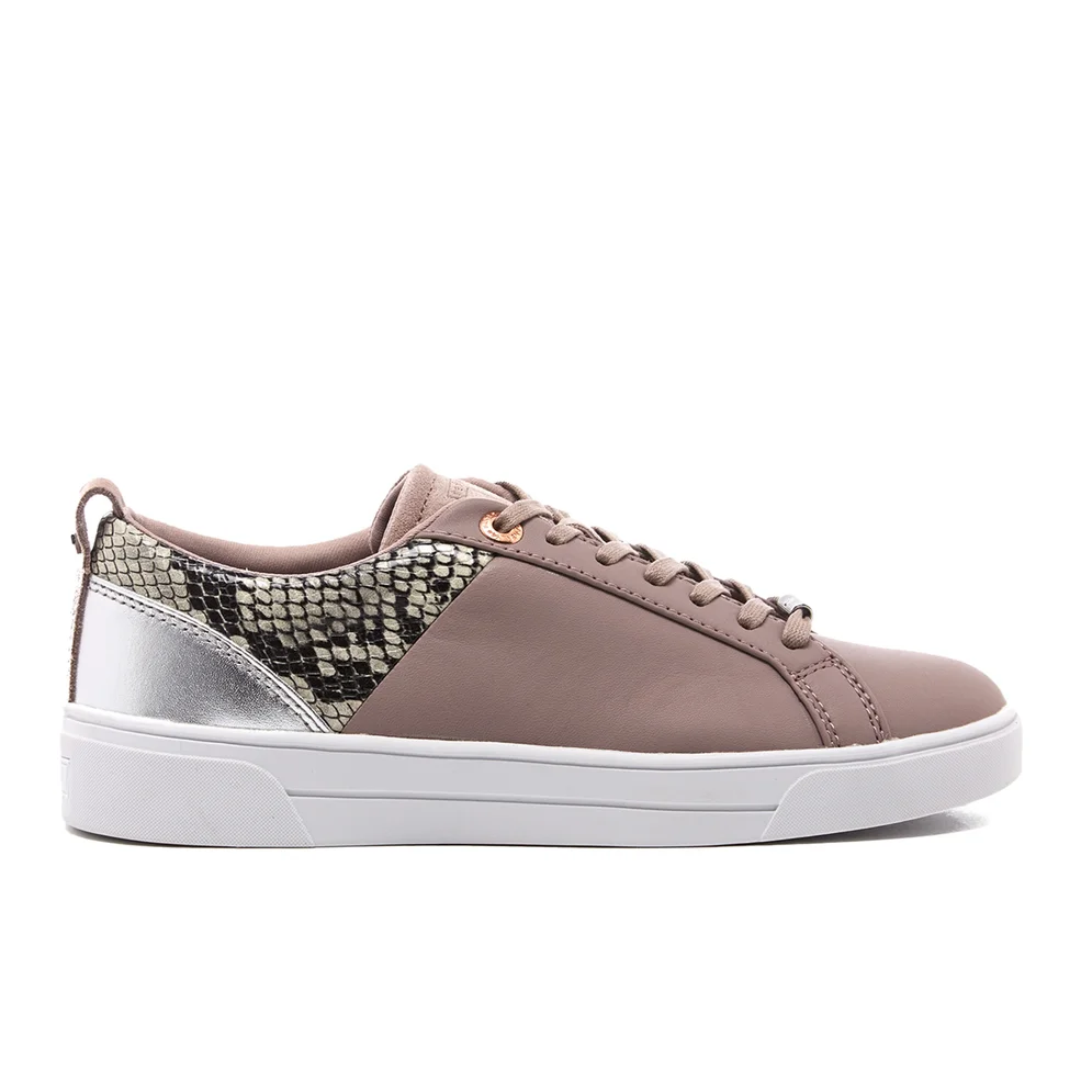 Ted Baker Women's Kulei Leather Cupsole Trainers - Mink Image 1