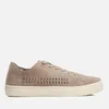 TOMS Women's Lenox Suede Woven Panel Trainers - Taupe Suede/Woven Panel - Image 1