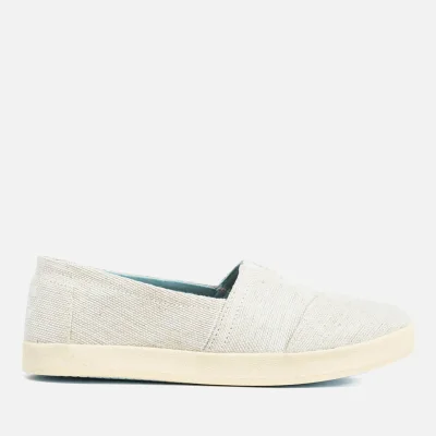 TOMS Women's Avalon Coated Canvas Slip-On Pumps - Natural Yarn Dye