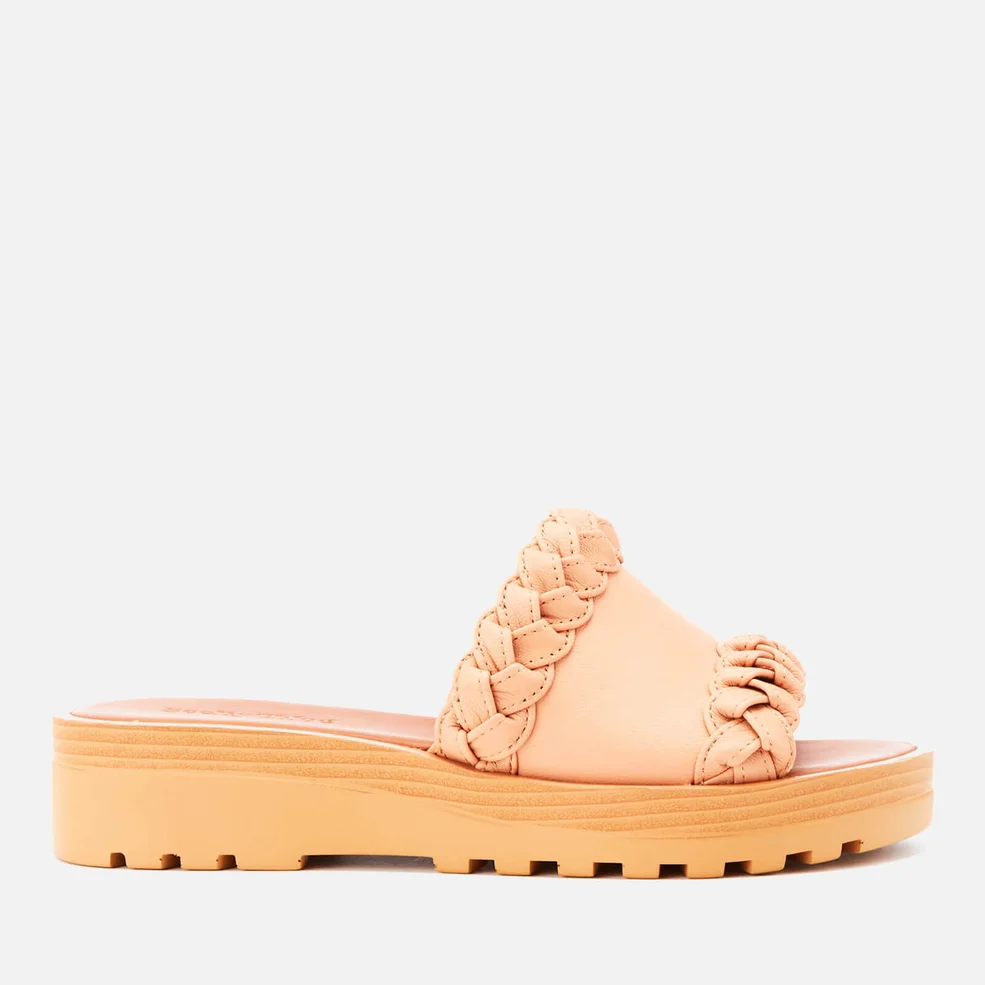 See By Chloé Women's Leather Slide Sandals - Rosellina Image 1