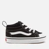 Vans Toddlers' Racer Mid Canvas Trainers - Black/True White - Image 1