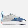 Vans Toddlers' Authentic V Lace Jersey/Denim Trainers - Imperial Blue/True White - Image 1