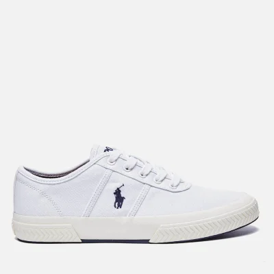 Polo Ralph Lauren Men's Tyrian Canvas Trainers - Pure White