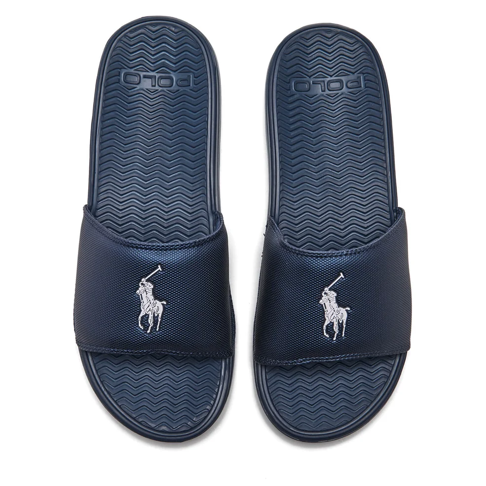 Polo Ralph Lauren Men's Rodwell Slide Sandals - Blue Image 1