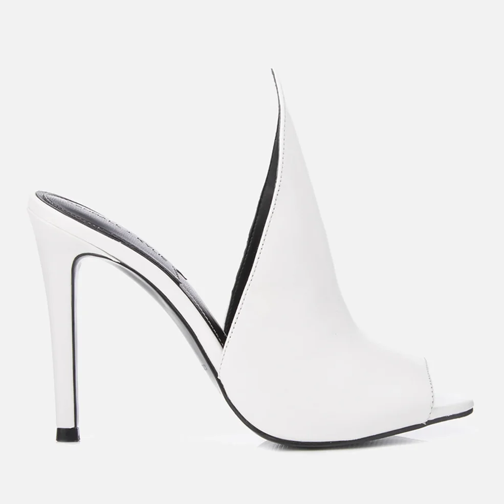 Kendall + Kylie Women's Essie Leather Heeled Sandals - White Image 1