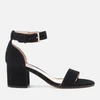 Dune Women's Jaygo Suede Barely There Blocked Heeled Sandals - Black - Image 1