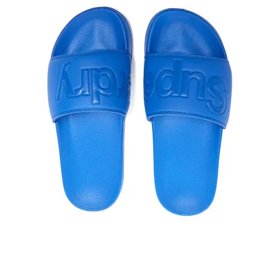 Superdry Men's Pool Slide Sandals - Nautical Blue