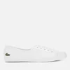 Lacoste Women's Ziane Bl 1 Leather Lace Up Pumps - White - Image 1