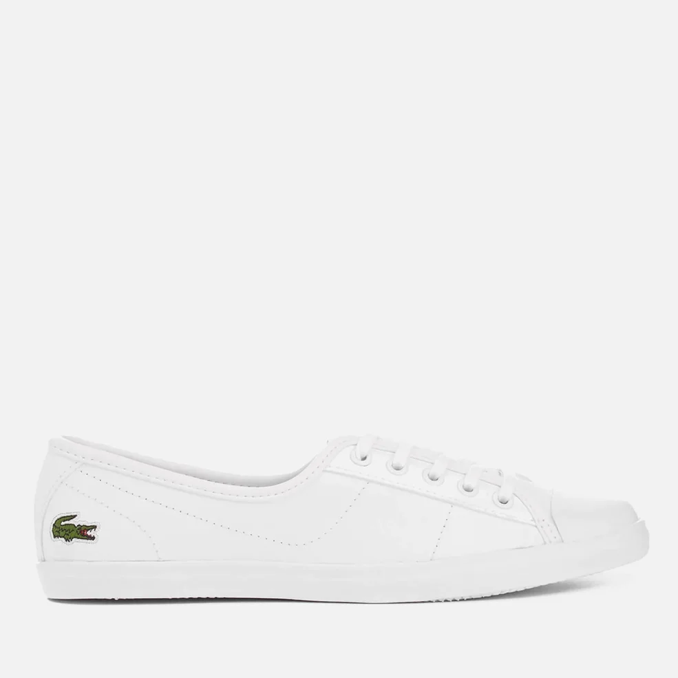 Lacoste Women's Ziane Bl 1 Leather Lace Up Pumps - White Image 1