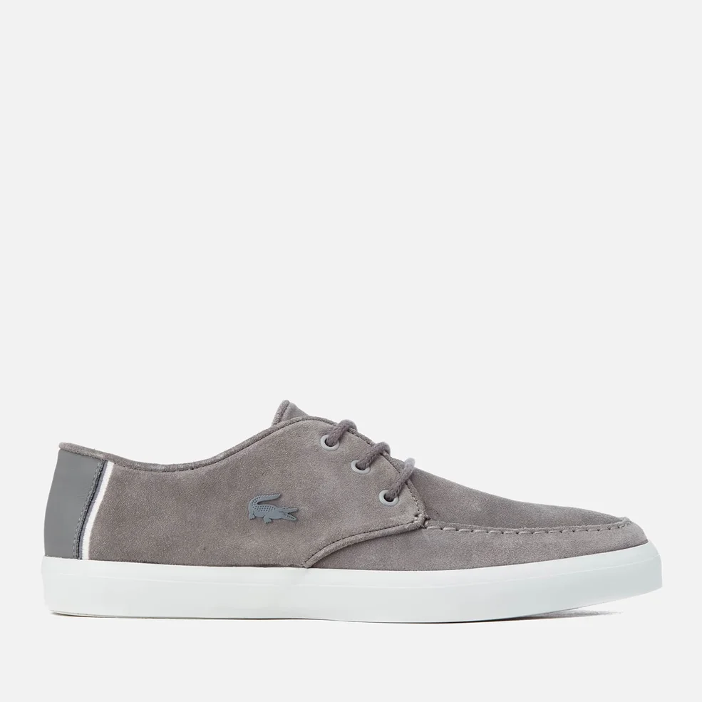 Lacoste Men's Sevrin 316 1 Suede Boat Shoes - Dark Grey Image 1