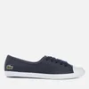Lacoste Women's Ziane Bl 1 Leather Lace Up Pumps - Navy - Image 1