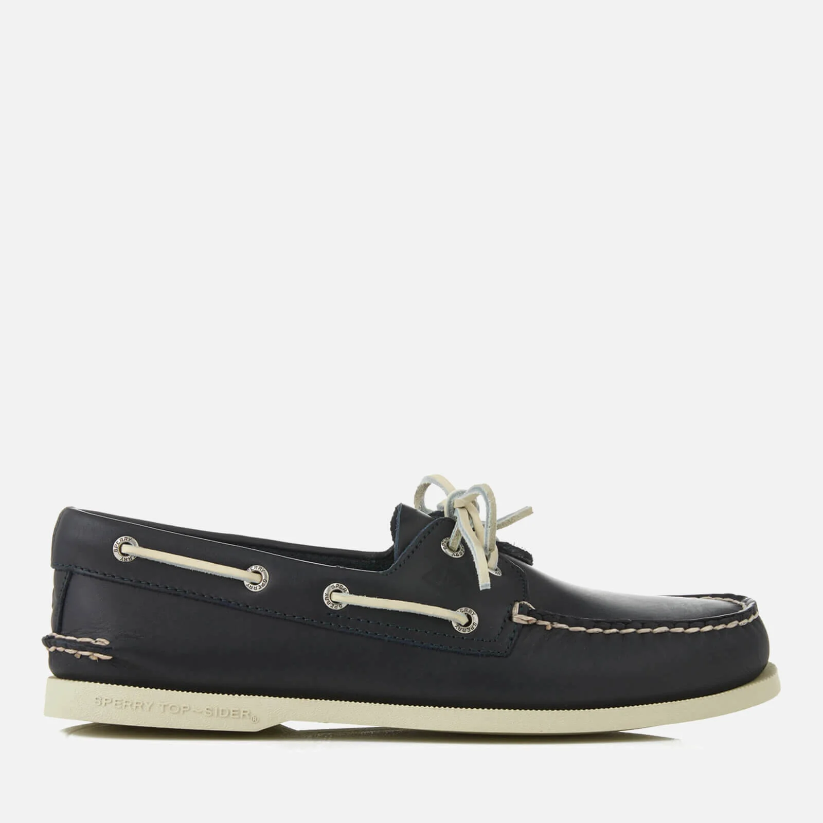 Sperry Men's A/O 2-Eye Leather Boat Shoes - Navy | Allsole