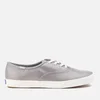 Keds Women's Champion Metallic Canvas Plimsoll Trainers - Silver - Image 1