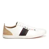 PS by Paul Smith Men's Osmo Leather Trainers - White Mono Lux - Image 1