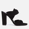 Kendall + Kylie Women's Demi Suede Double Strap Heeled Mules - Black - Image 1
