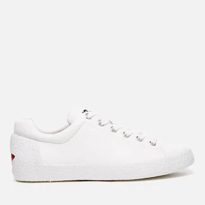 Ash Women's Nicky Adria Colour/Nappa Wax Trainers - White/Red
