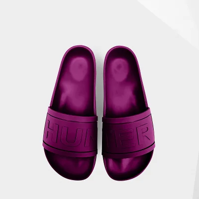 Hunter Women's Original Slide Sandals - Bright Violet