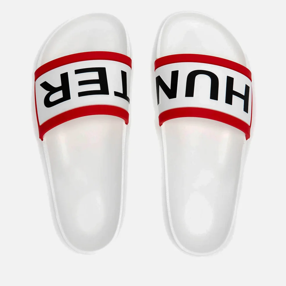Hunter Men's Original Slide Sandals - White Image 1