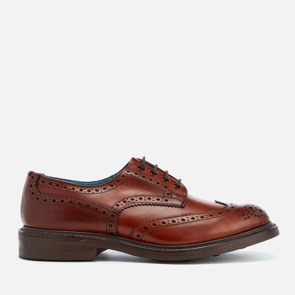 Knutsford by Tricker's Men's Bourton Leather Brogues - Chestnut Burnished Image 1