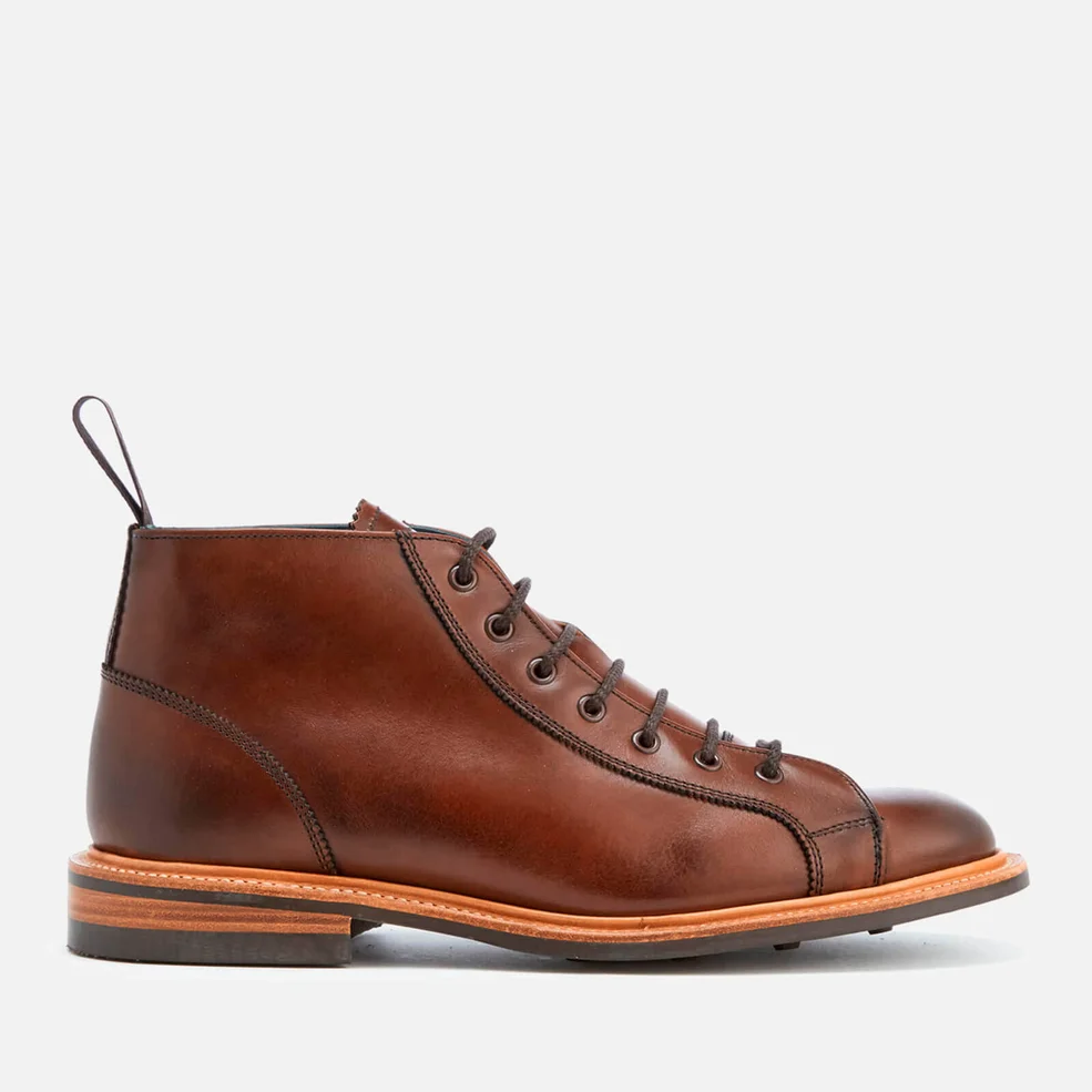 Knutsford by Tricker's Men's Leather Monkey Boots - Chestnut Burnished Image 1