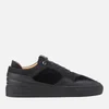 Android Homme Men's Omega Quilted Velvet Low Top Trainers - Black - Image 1