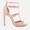 Carvela Women's Gaye Glitter T Bar Heeled Sandals - Pink - Image 1