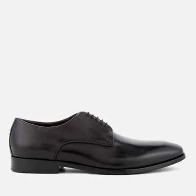 BOSS Hugo Boss Men's High Line Leather Derby Shoes - Black