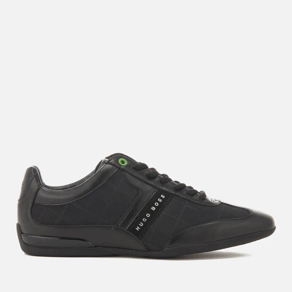 BOSS Green Men's Space Low Top Trainers - Black Image 1