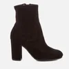 Dune Women's Oakes Suede Heeled Sock Boots - Black - Image 1