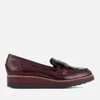 Dune Women's Graphic Patent Leather Loafers - Burgundy - Image 1