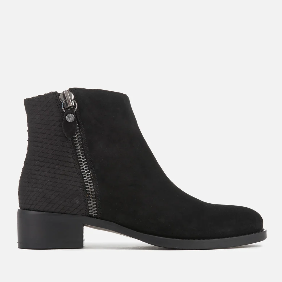 Dune Women's Prise Suede Ankle Boots - Black Image 1