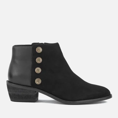 Dune Women's Panella Suede Ankle Boots - Black