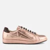PS Paul Smith Women's Lapin Leather Star Embossed Trainers - Copper Metallic - Image 1