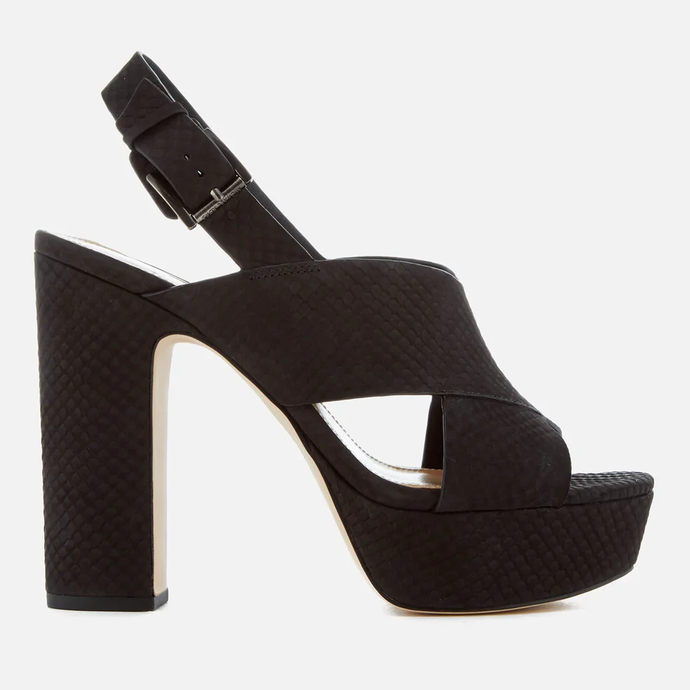 MICHAEL MICHAEL KORS Women's Mariana Sling Back Platform Sandals - Black Image 1
