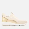 MICHAEL MICHAEL KORS Women's Ace Low Top Trainers - Optic White/Gold - Image 1