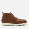 Barbour Men's Shackleton Leather Chukka Boots - Wine - Image 1