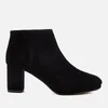 Clarks Women's Kelda Nights Suede Platform Heeled Ankle Boots - Black - Image 1