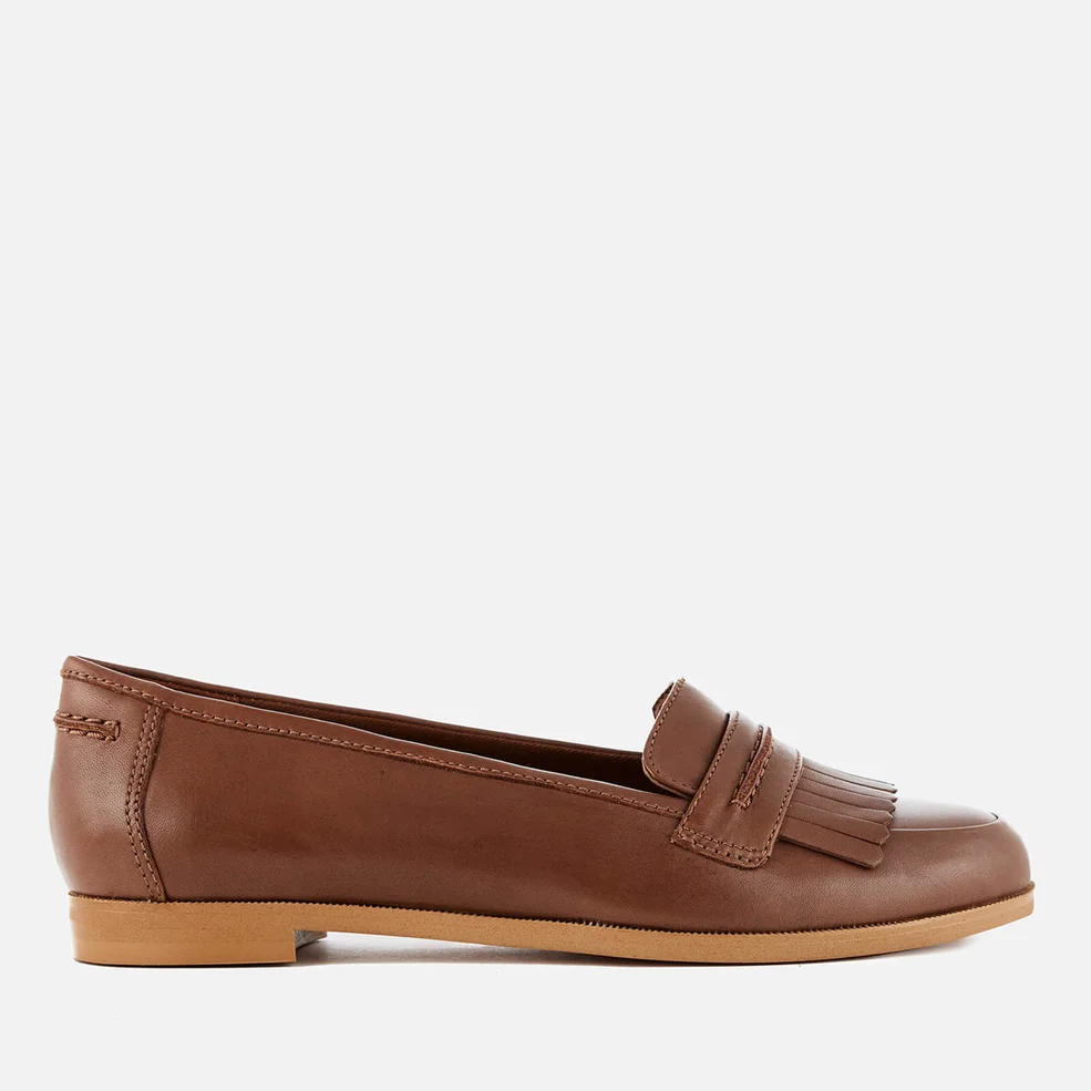 Clarks Women's Andora Crush Leather Loafers - Tan Image 1