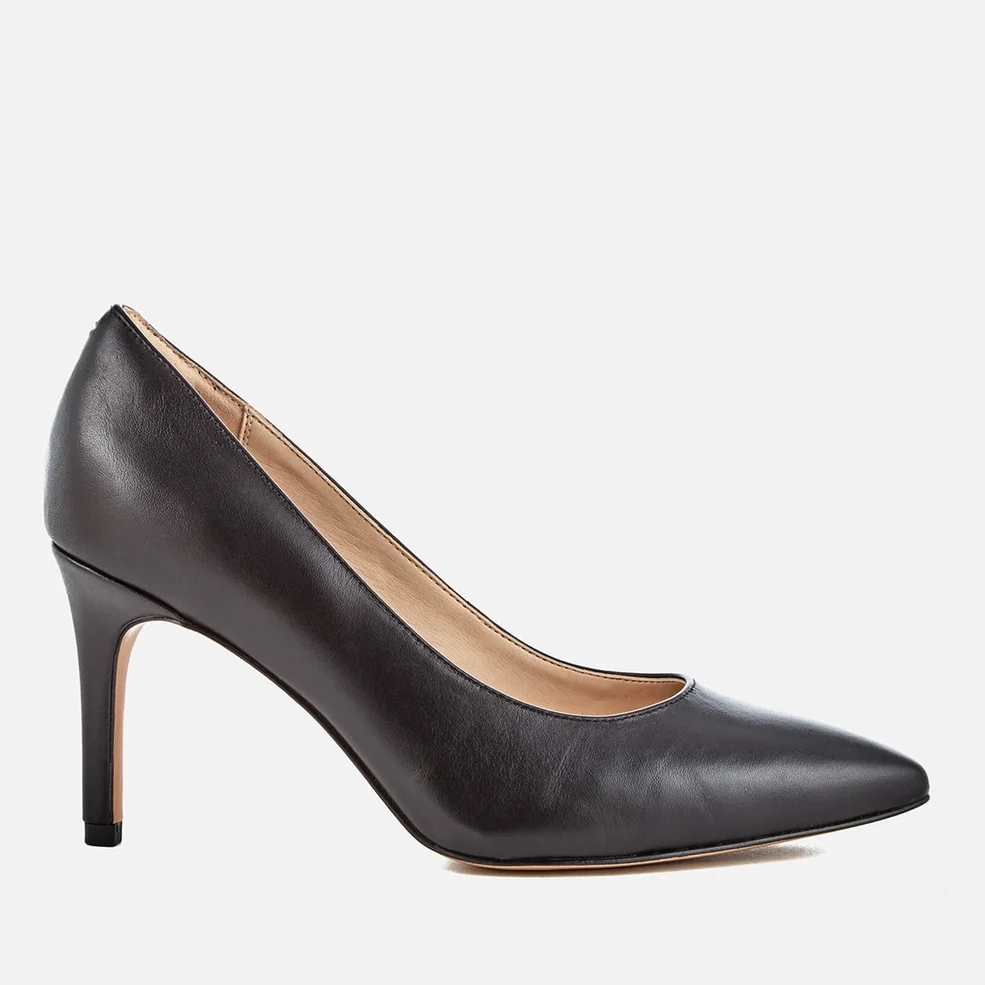 Clarks Women's Dinah Keer Leather Court Shoes - Black Image 1